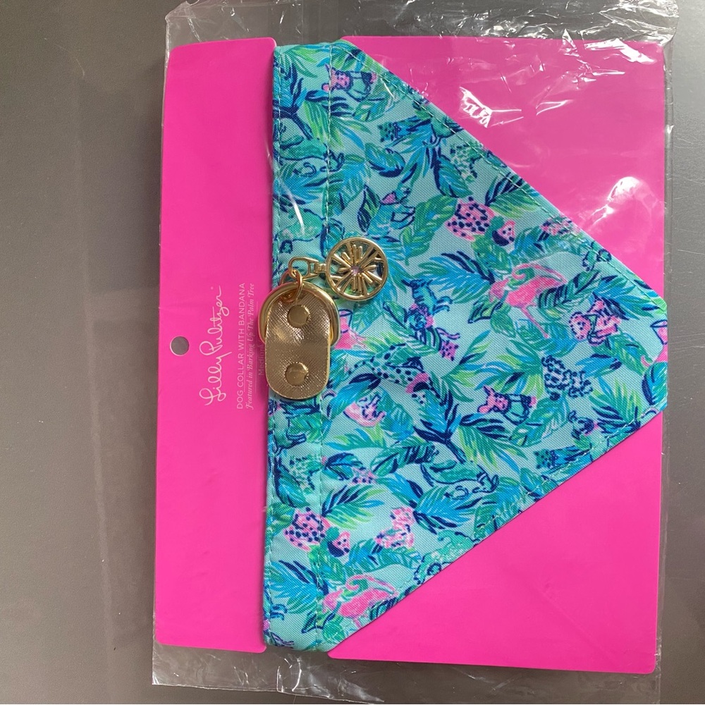 Lilly Pulitzer Dog Collar & Bandana